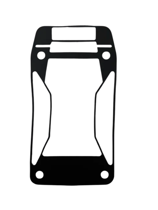 Black self-adhesive foam spare pad for Duotone Slim 2.0 DLAB/SLS foil masts with cut-out design.