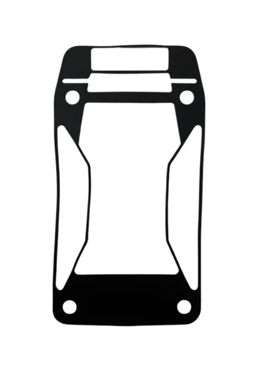 Black self-adhesive foam spare pad for Duotone Slim 2.0 DLAB/SLS foil masts with cut-out design.