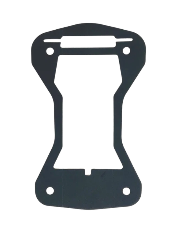 Black self-adhesive foam spare pad for Duotone Slim 2.0 DLAB/SLS foil masts with a contoured, cut-out design.