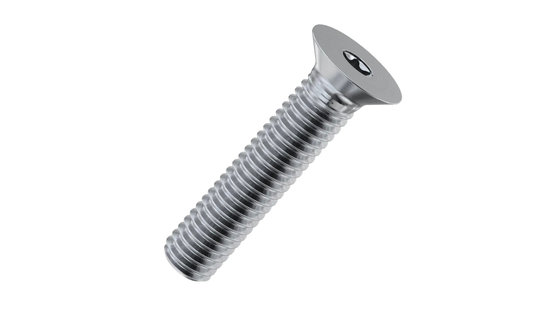 Stainless Steel M6 T30 Torx Countersunk Screws (ISO 14581) - Marine Stainless Steel (A4)
