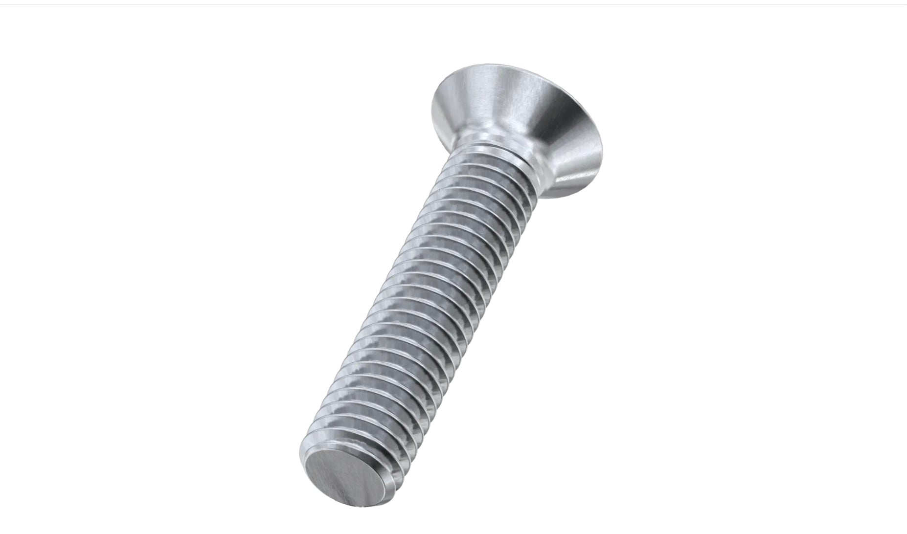 Stainless Steel M8 T45 Torx Countersunk Screws (ISO 14581) - Marine Stainless Steel (A4) 3BS