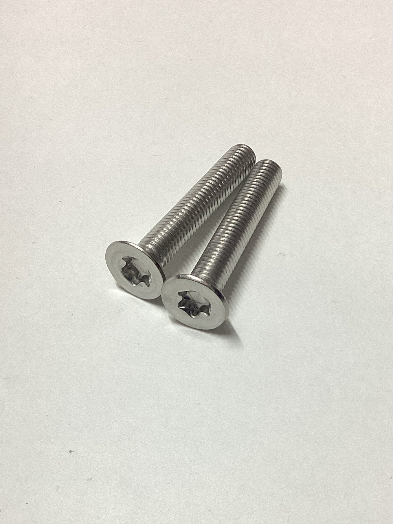 Stainless Steel M8 T45 Torx Countersunk Screws (ISO 14581) - Marine Stainless Steel (A4) 3BS