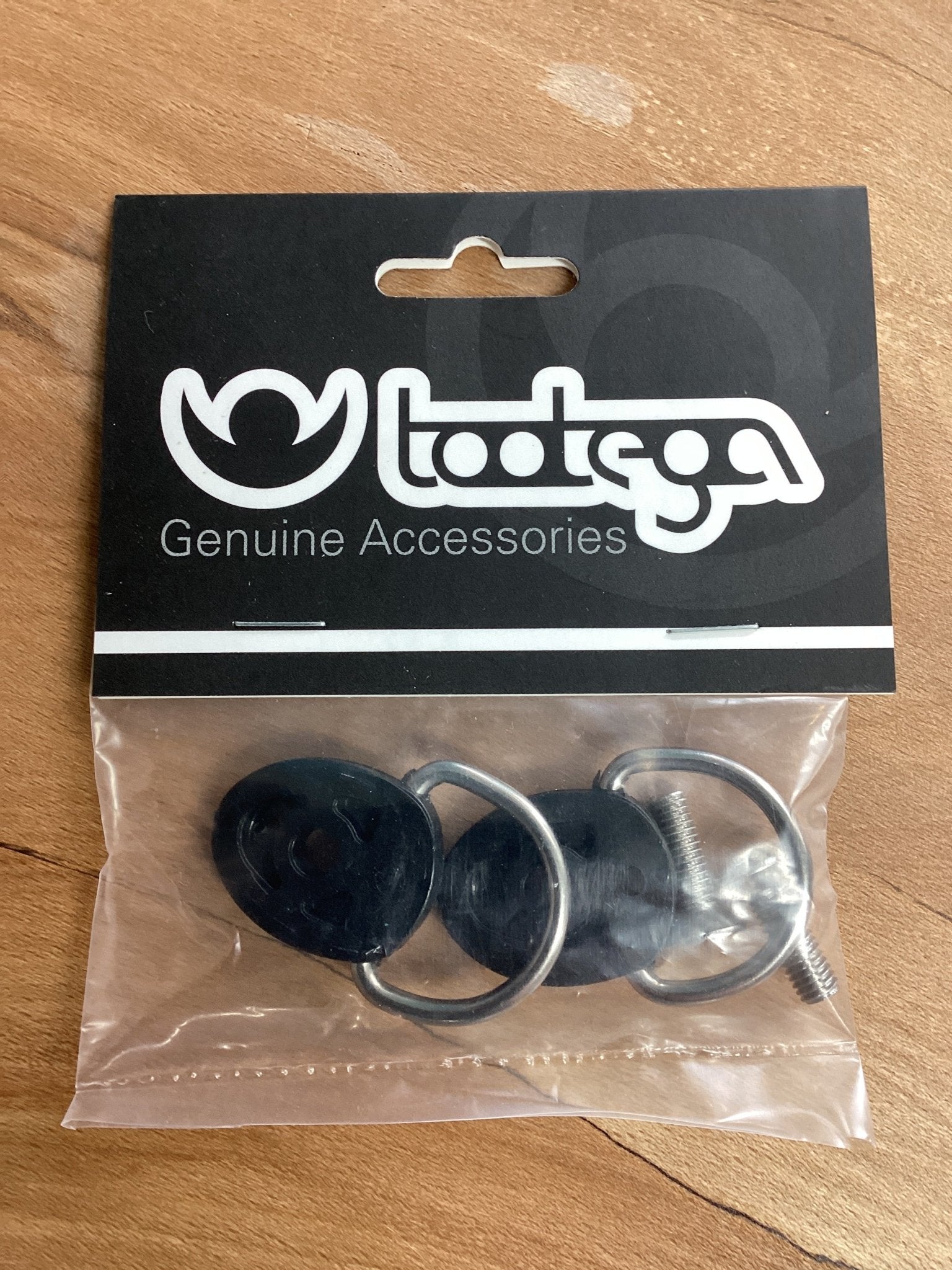 Tootega D-rings with stainless bolts