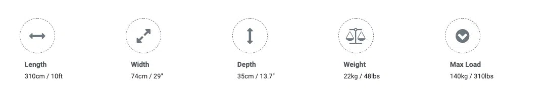 Tootega Kinetic 100 Single Person Rigid Kayak