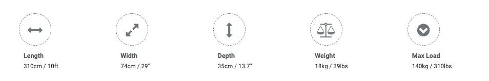 Tootega Kinetic Hydrolite 100 Kayak Package