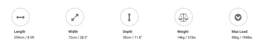 Tootega Pulse 85 Hydrolite Single Person Rigid Kayak