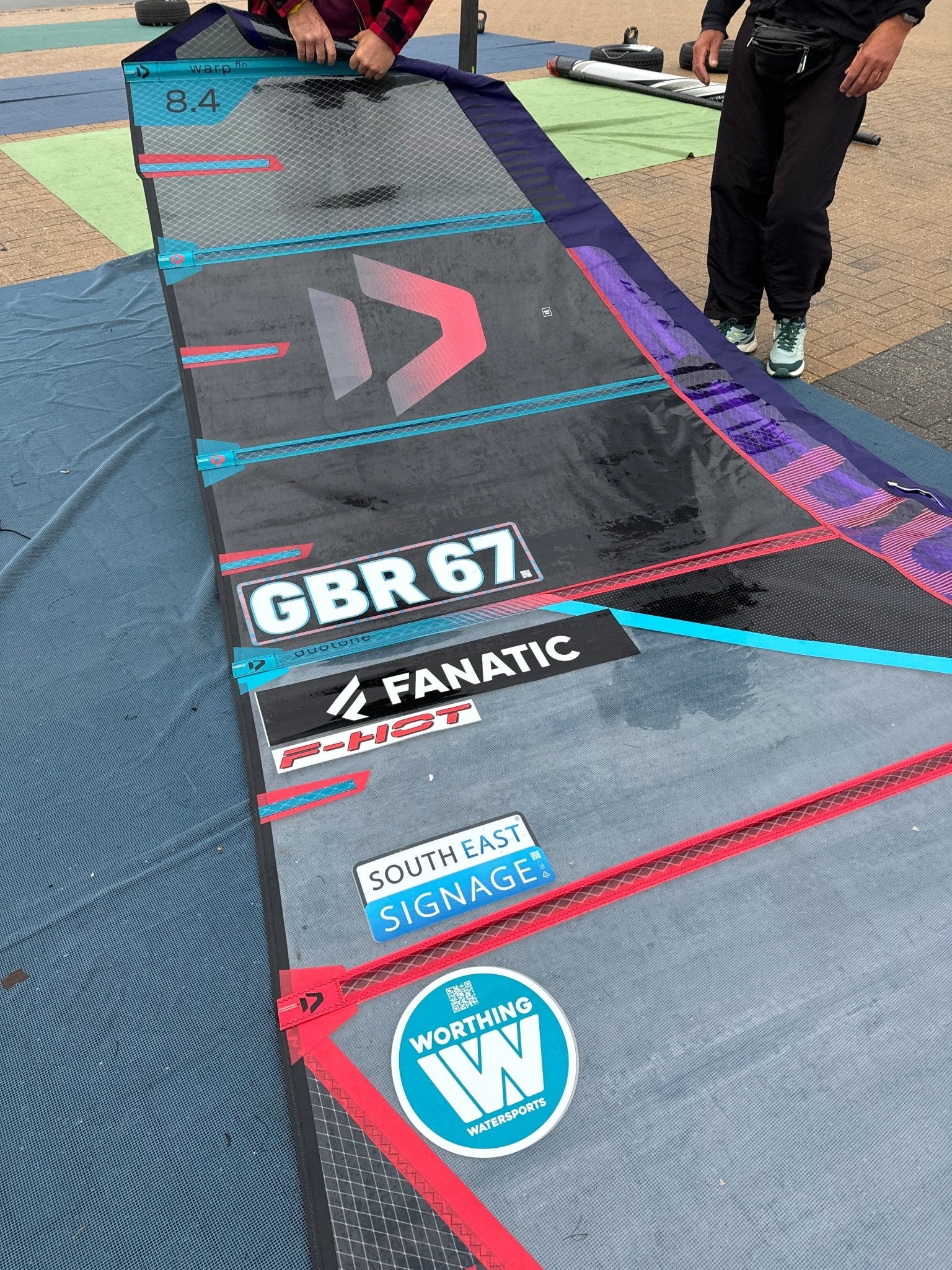 Used Duotone Warp Fin 2023 8.4