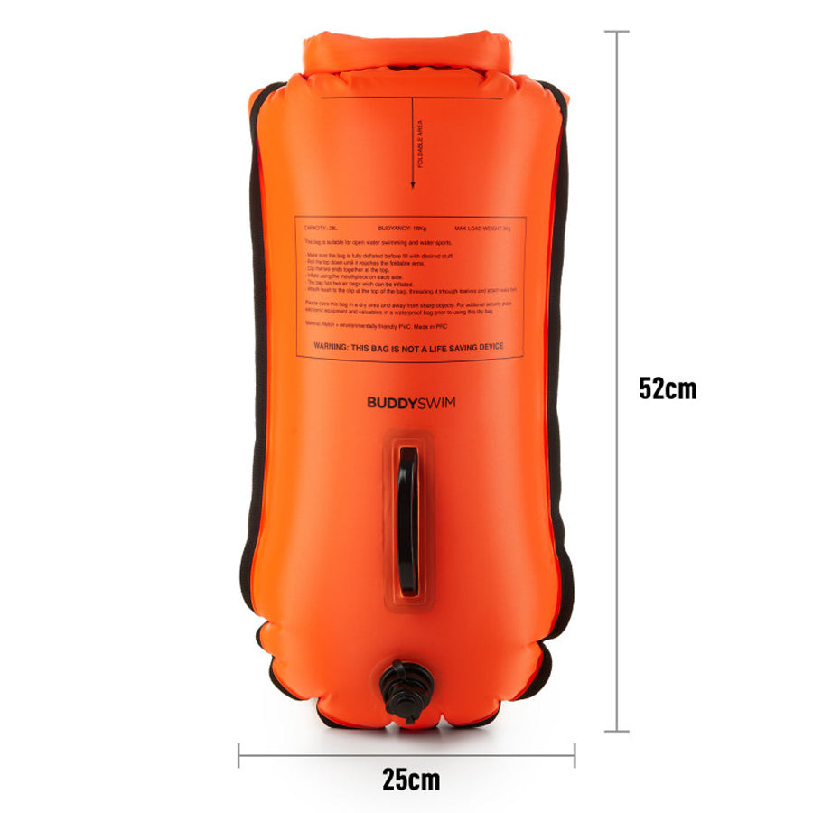 Buddyswim Dry Bag Buoy - Orange