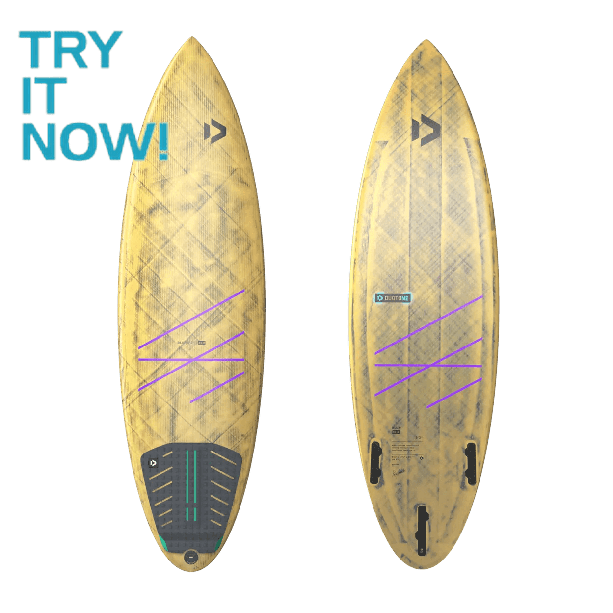 Duotone Blur SLS 2026 - Medium/Big Wave Kite Surfboard - Worthing Watersports - 9010583285467 - Surfboards - Duotone Kiteboarding