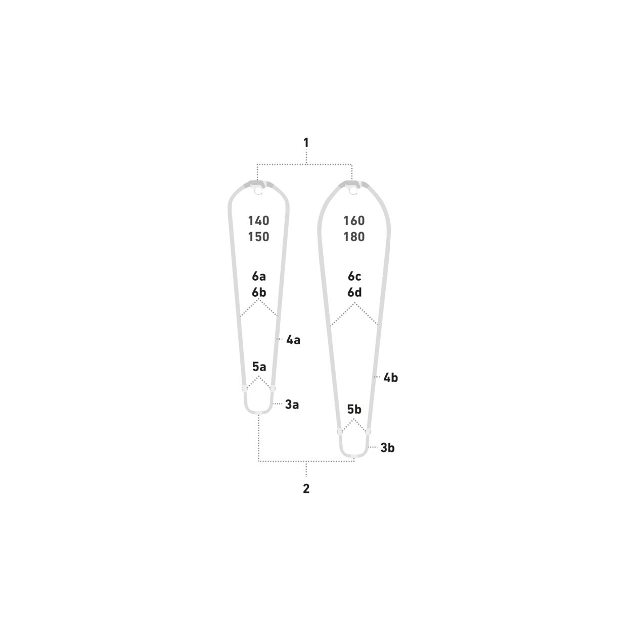 Duotone Double Pin.Lock (2pcs) (SS22) 2024 - Worthing Watersports - 9010583108292 - Spareparts - Duotone Windsurfing