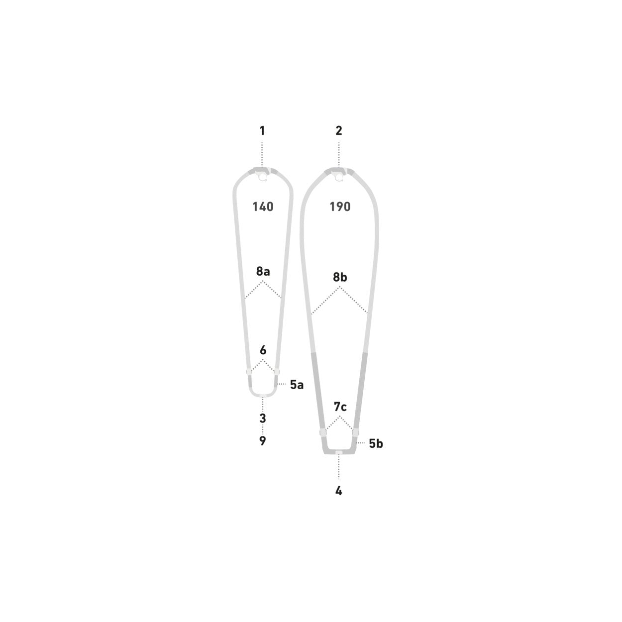 Duotone Double Pin.Lock (2pcs) (SS22) 2024 - Worthing Watersports - 9010583108292 - Spareparts - Duotone Windsurfing