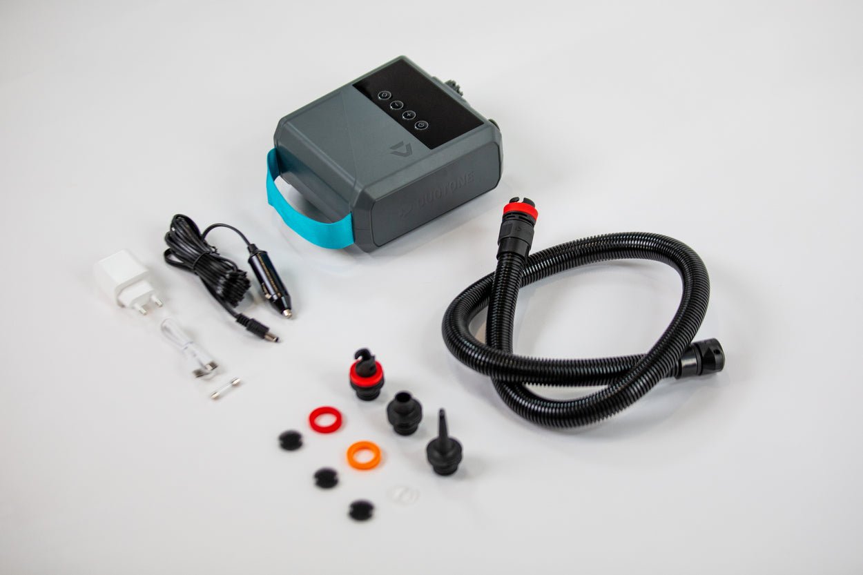 Duotone Electric Lazepump - Kite, Wing and SUP Air Pump - Worthing Watersports - 9010583279695 - Pumps - Duotone Kiteboarding