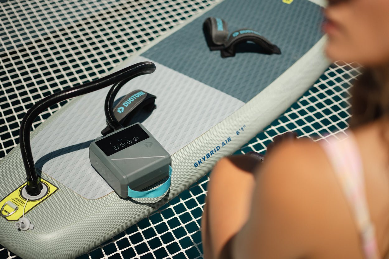 Duotone Electric Lazepump - Kite, Wing and SUP Air Pump - Worthing Watersports - 9010583279695 - Pumps - Duotone Kiteboarding