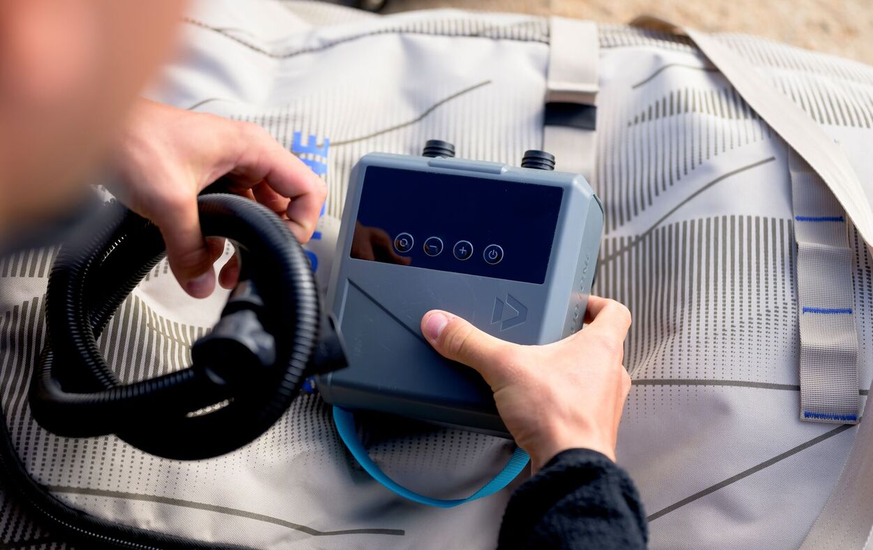 Duotone Electric Lazepump - Kite, Wing and SUP Air Pump - Worthing Watersports - 9010583279695 - Pumps - Duotone Kiteboarding