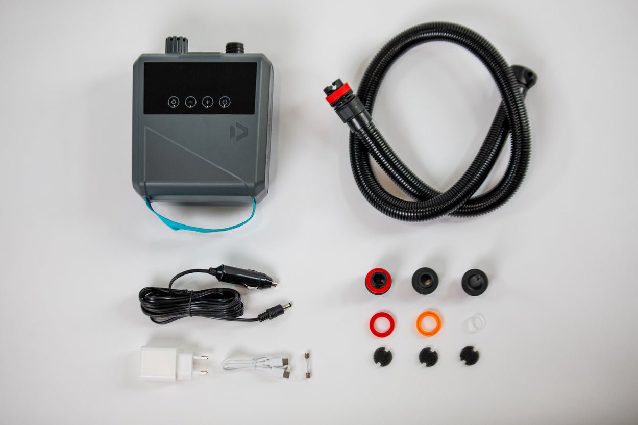 Duotone Electric Lazepump - Kite, Wing and SUP Air Pump - Worthing Watersports - 9010583279695 - Pumps - Duotone Kiteboarding