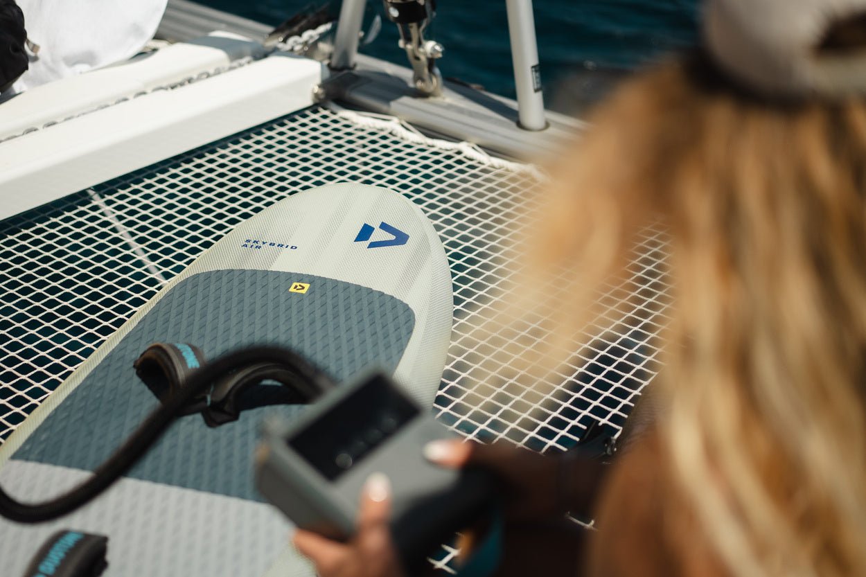 Duotone Electric Lazepump - Kite, Wing and SUP Air Pump - Worthing Watersports - 9010583279695 - Pumps - Duotone Kiteboarding