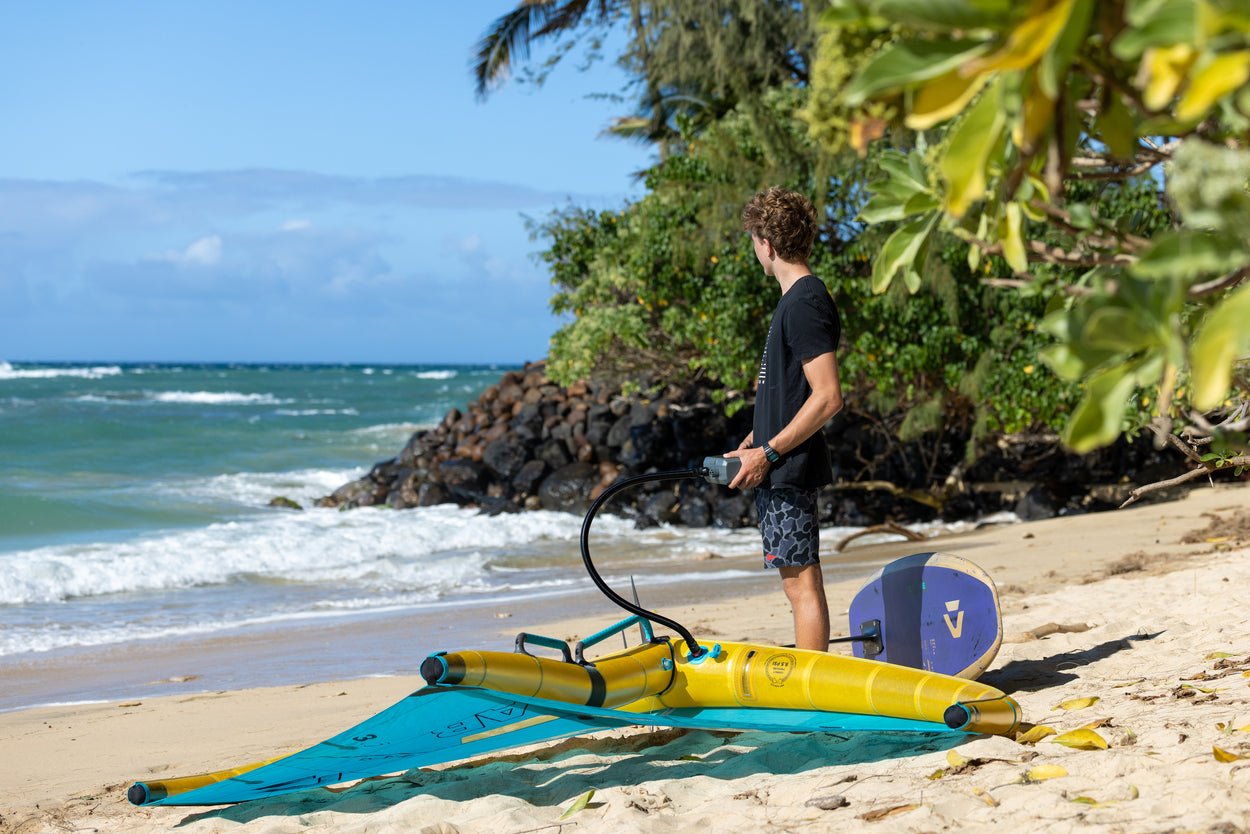 Duotone Electric Lazepump - Kite, Wing and SUP Air Pump - Worthing Watersports - 9010583279695 - Pumps - Duotone Kiteboarding