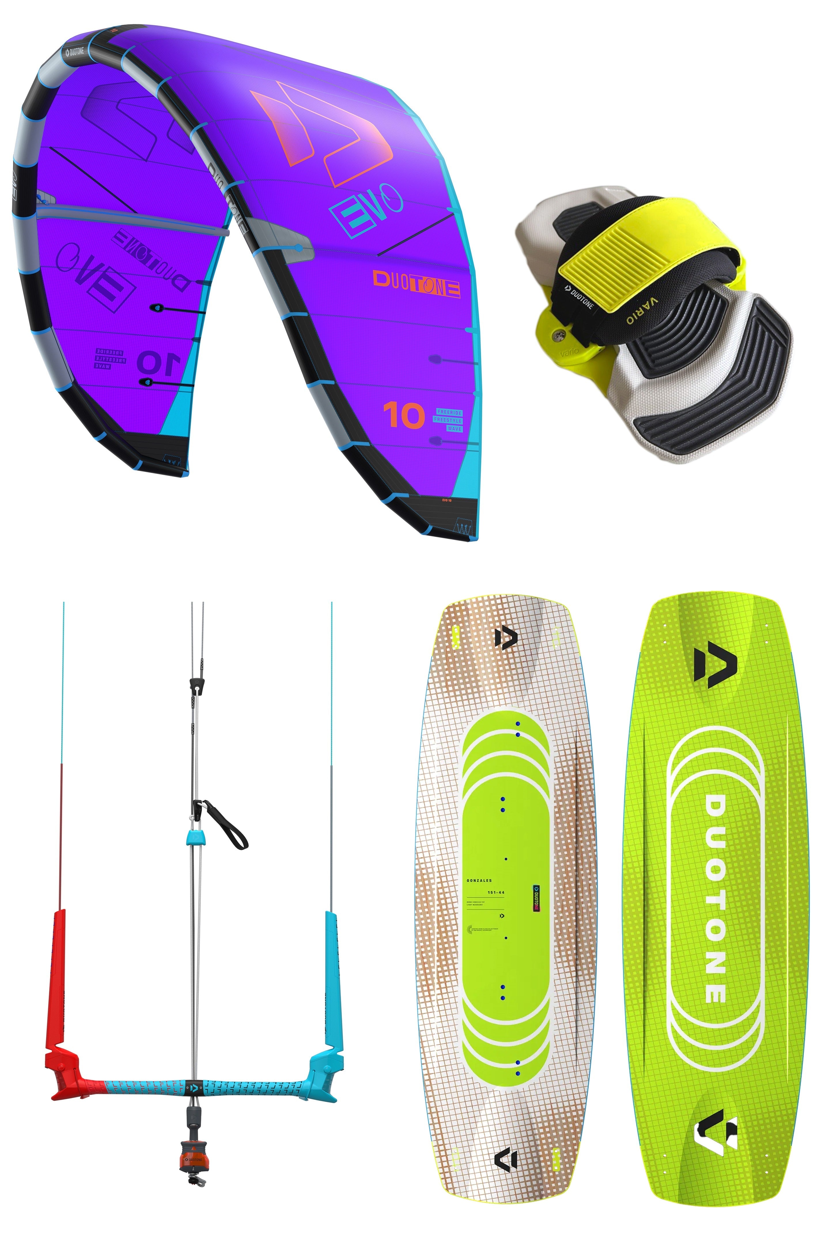 Duotone Evo & Gonzales 2026 Kitesurfing Package - Worthing Watersports -  - Duotone Kiteboarding