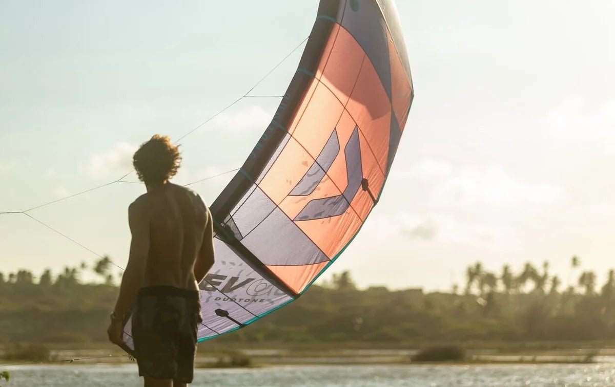 Duotone Evo Kite & Select Concept Blue Board Full Kitesurfing Package Set 2024 - Worthing Watersports - Kites - Duotone Kiteboarding