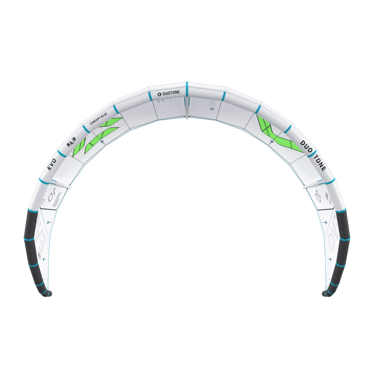 Duotone Evo SLS Concept Blue 2027 - High Performance Allround Freeride Kite - Worthing Watersports - 9010583340159 - Kites - Duotone Kiteboarding