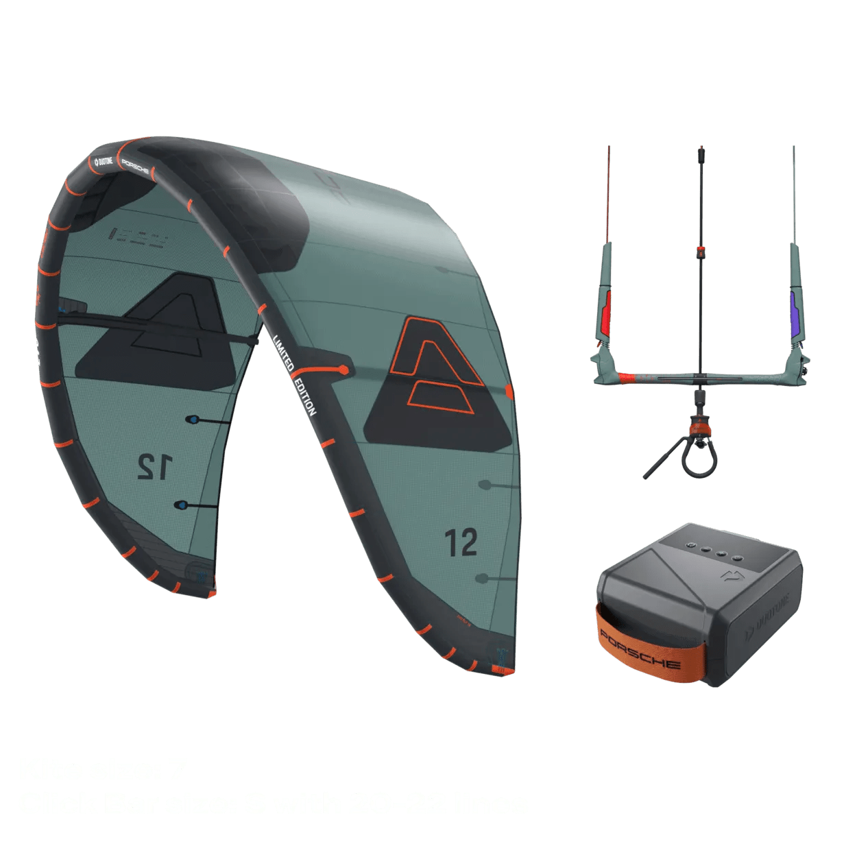 Duotone Evo SLS Porsche Turbo Set - Worthing Watersports - 9010583356808 - Kites - Duotone Kiteboarding