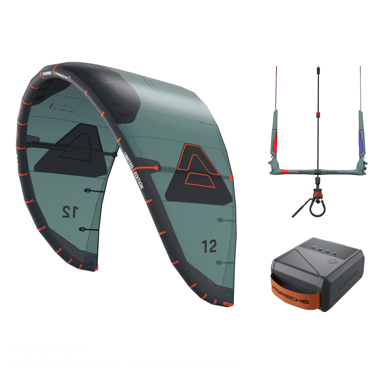 Duotone Evo SLS Porsche Turbo Set - Worthing Watersports - 9010583356808 - Kites - Duotone Kiteboarding