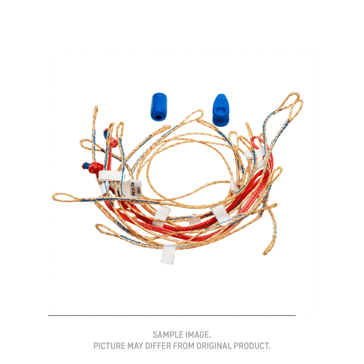 Duotone Front Bridle Set Neo D/LAB left/red (SS26) - Worthing Watersports - 9010583303277 - Spareparts - Duotone Kiteboarding