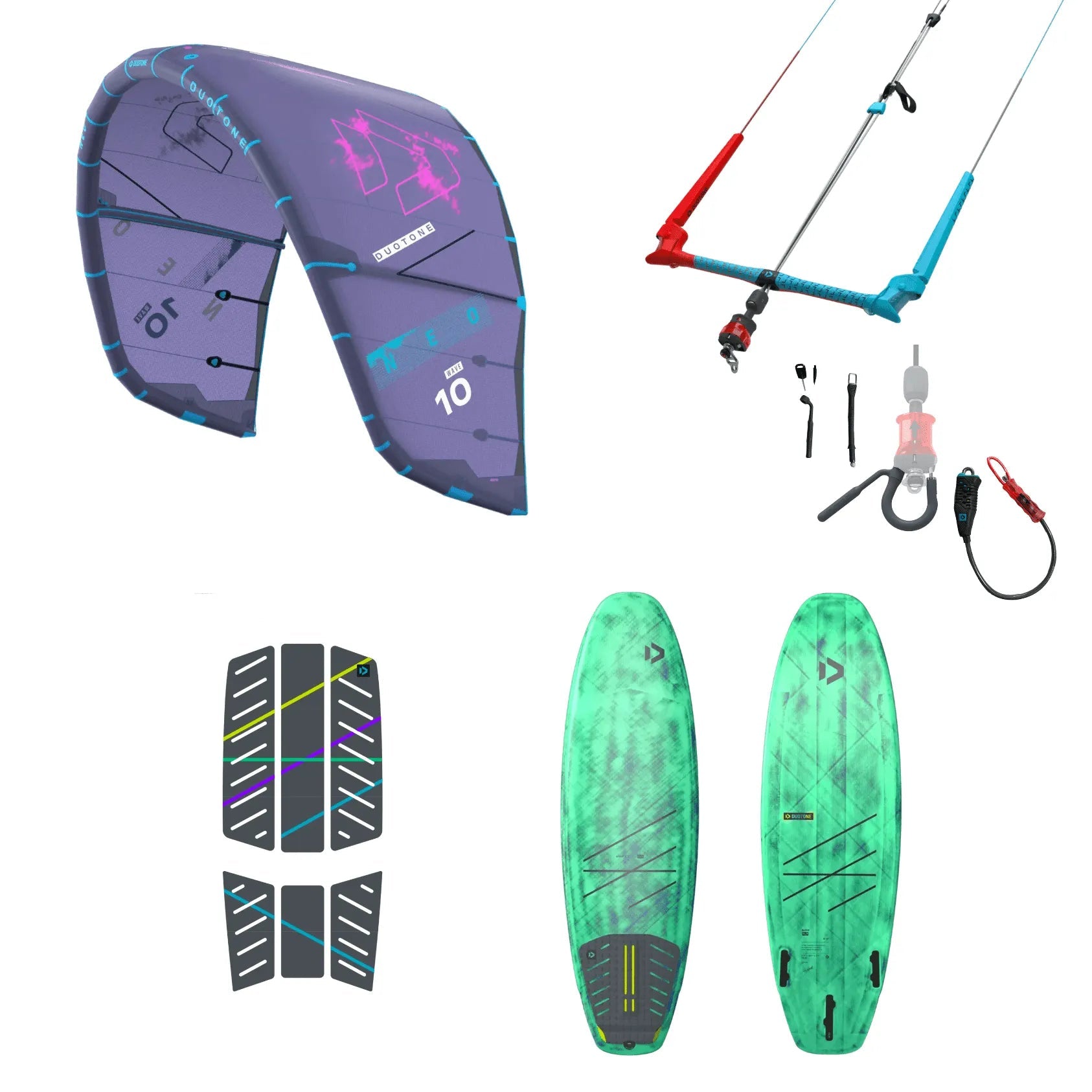 Duotone Neo and Whip SLS Bundle Package - Intro to Wave Kitesurfing Set Up - Worthing Watersports -  - Duotone Kiteboarding
