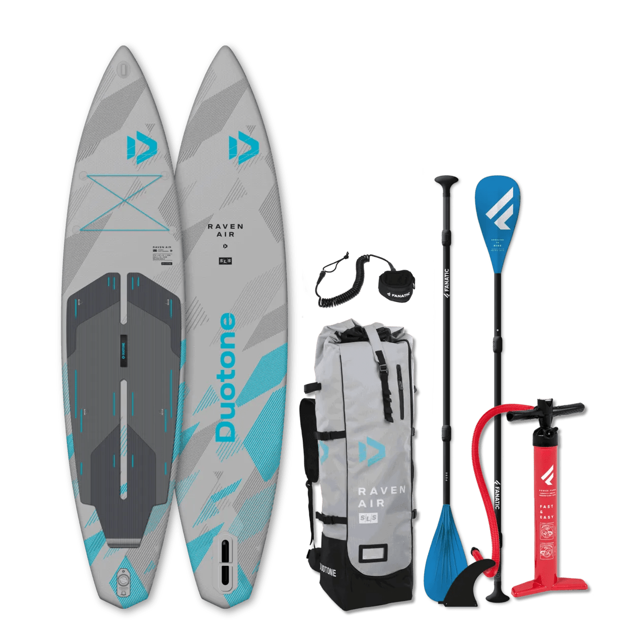 Duotone Raven Air SLS iSUP Package (FAS ed.) - Worthing Watersports - 9010583304953 - iSUP Packages - Duotone SUP