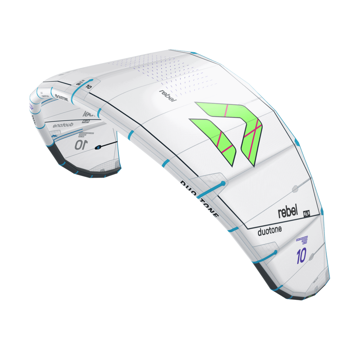 Duotone Rebel SLS Concept Blue 2027 - High Performance Big Air Kite - Worthing Watersports - 9010583331102 - Kites - Duotone Kiteboarding