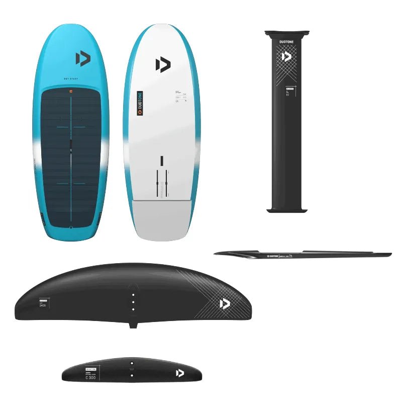 Duotone Sky Start 7'4'' DST + Lift 2400 Wing Foil Package – Board, Front Wing, Stabiliser, Mast & Fuselage - Worthing Watersports -  - Boards - Duotone Foilwing