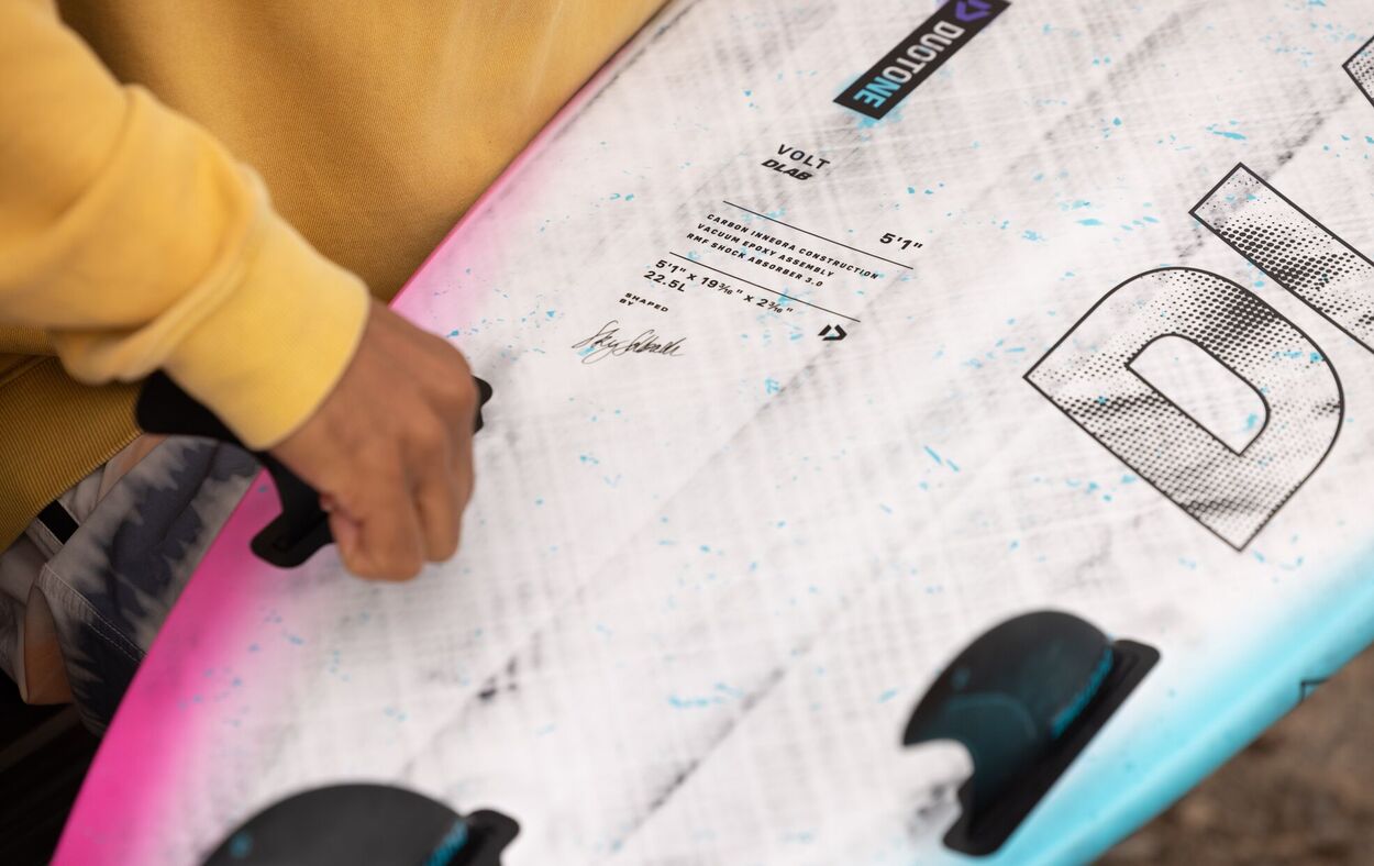 Duotone Volt D/LAB 2026 - Small Wave Kite Surfboard - Worthing Watersports - 9010583285498 - Surfboards - Duotone Kiteboarding