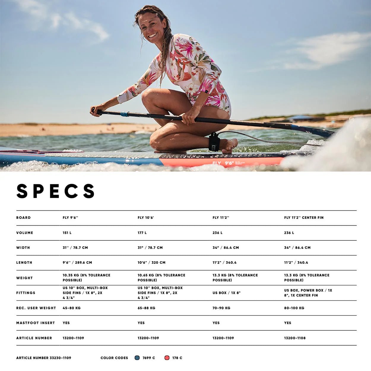 Fanatic Fly 2024 - All - Round Rigid Paddleboard - Worthing Watersports - 9010583133812 - SUP Composite - Fanatic SUP
