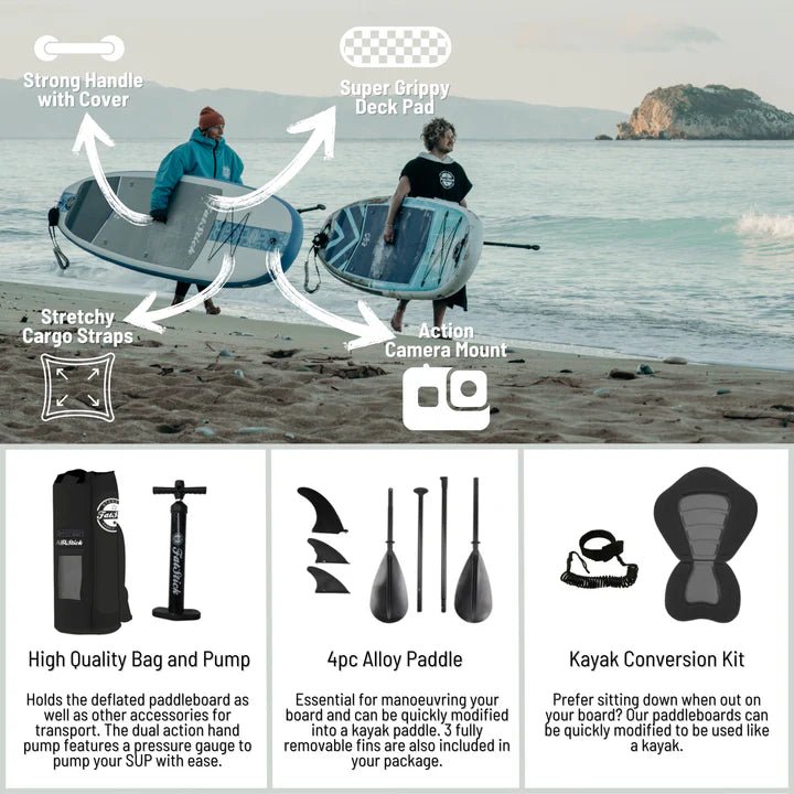 Fatstick AirStick 2026 10'6 Inflatable Stand Up Paddle Board | SUP Package - Worthing Watersports -  - FatStick