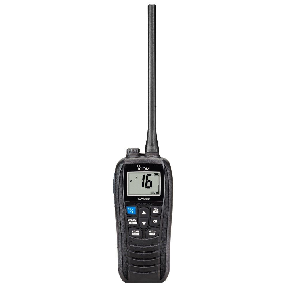 ICOM M25 Buoyant Marine VHF Transceiver Marine - Worthing Watersports - 330 - M25.046 - VHF Radio - Icom