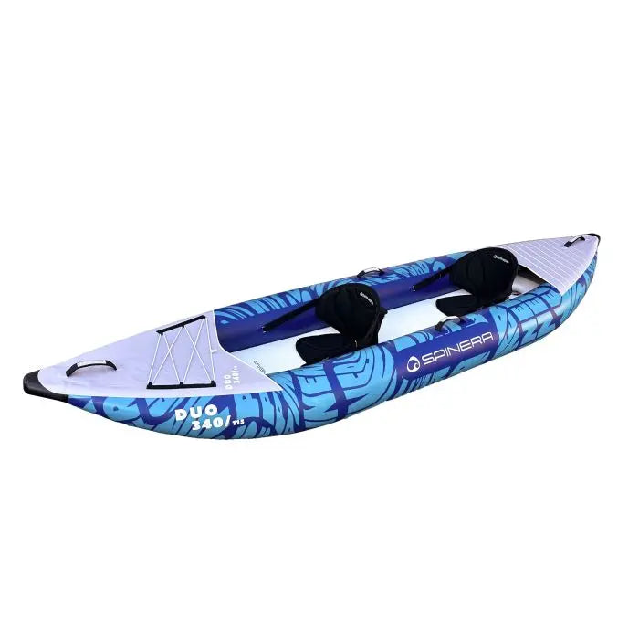 Spinera Duo 340 Package - 2 Person HDDS Kayak - 2x Paddles, Pump, Seats & Bag