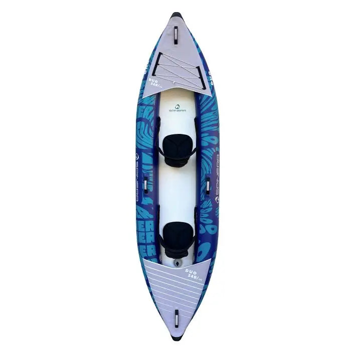 Spinera Duo 340 Package - 2 Person HDDS Kayak - 2x Paddles, Pump, Seats & Bag