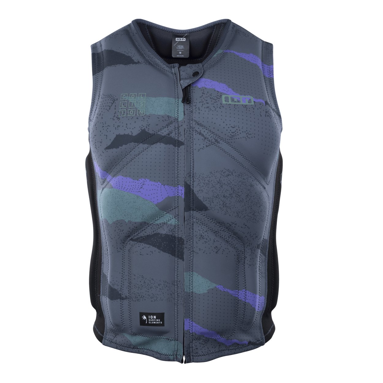 ION Collision Vest Core Front Zip 2024 - Worthing Watersports - 9010583174136 - Protection - ION Water