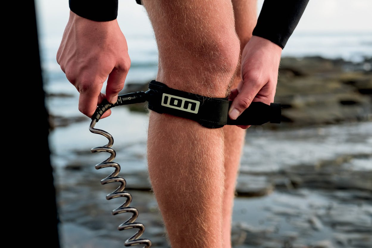 ION Knee Wing Board Leash Core Coiled - Worthing Watersports - 9010583282527 - Accessories - ION Water