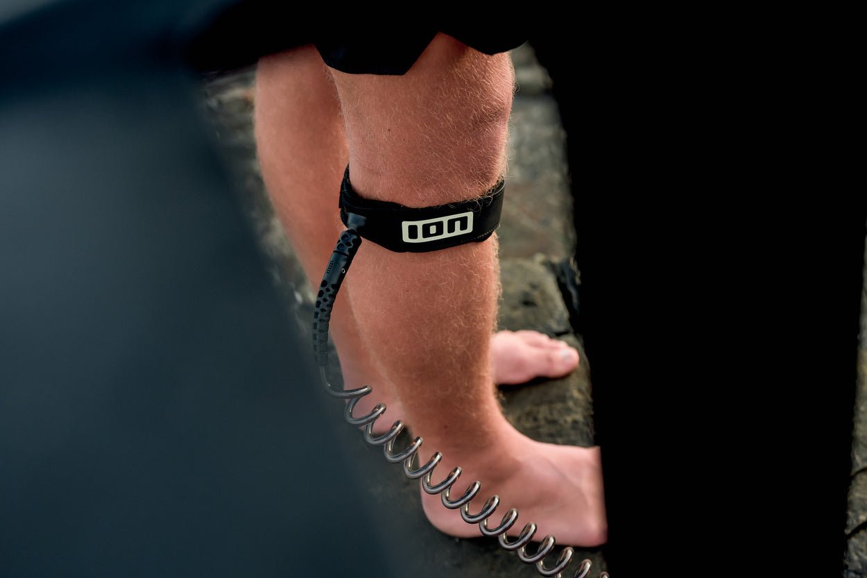 ION Knee Wing Board Leash Core Coiled - Worthing Watersports - 9010583282527 - Accessories - ION Water