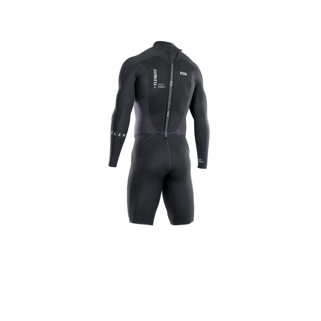 ION Men Wetsuit Element 2/2 Shorty Longsleeve Back Zip 2022 - Worthing Watersports - 9008415951567 - Wetsuits - ION Water