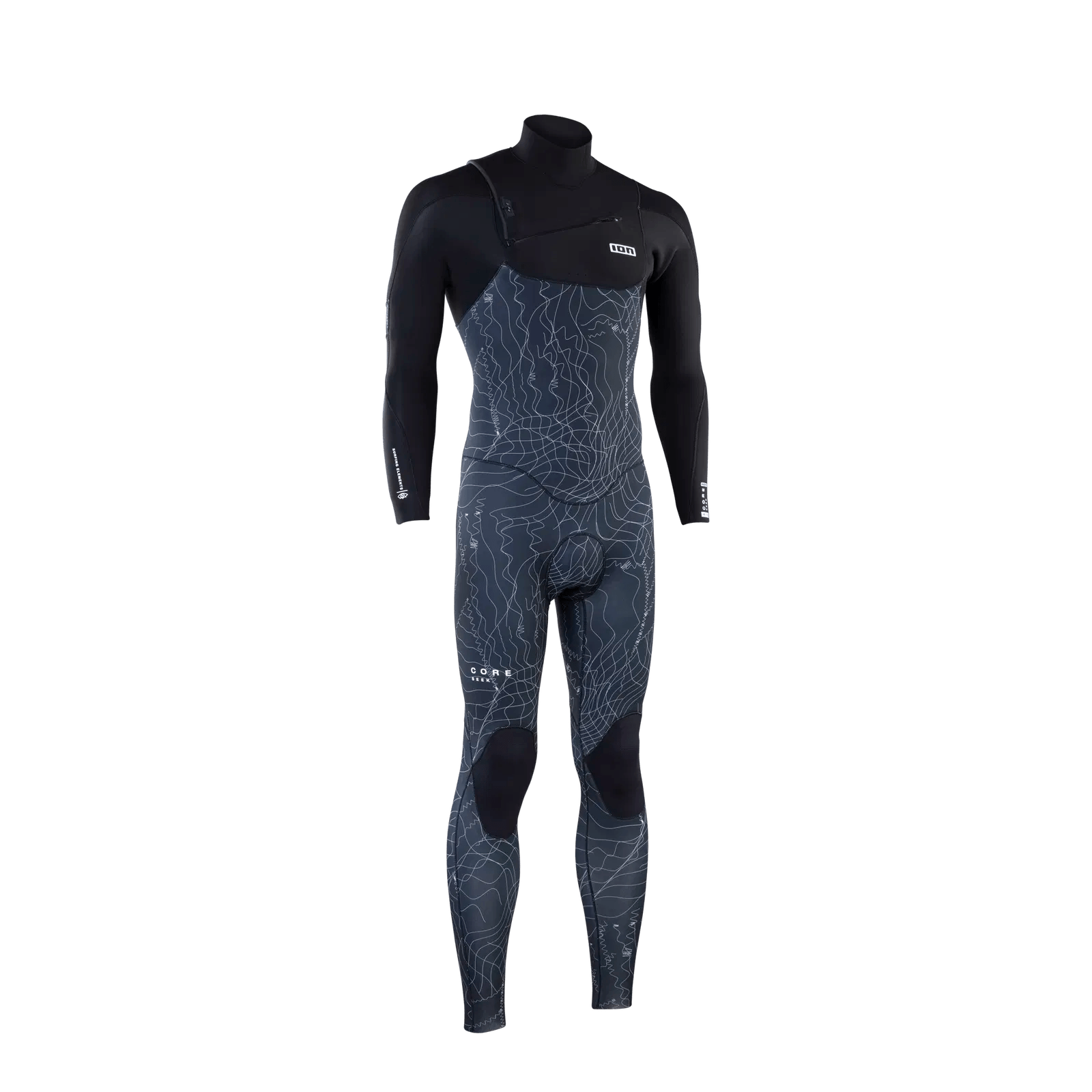 ION Men Wetsuit Seek Core 5/4 Front Zip - Worthing Watersports - Wetsuits - ION Water