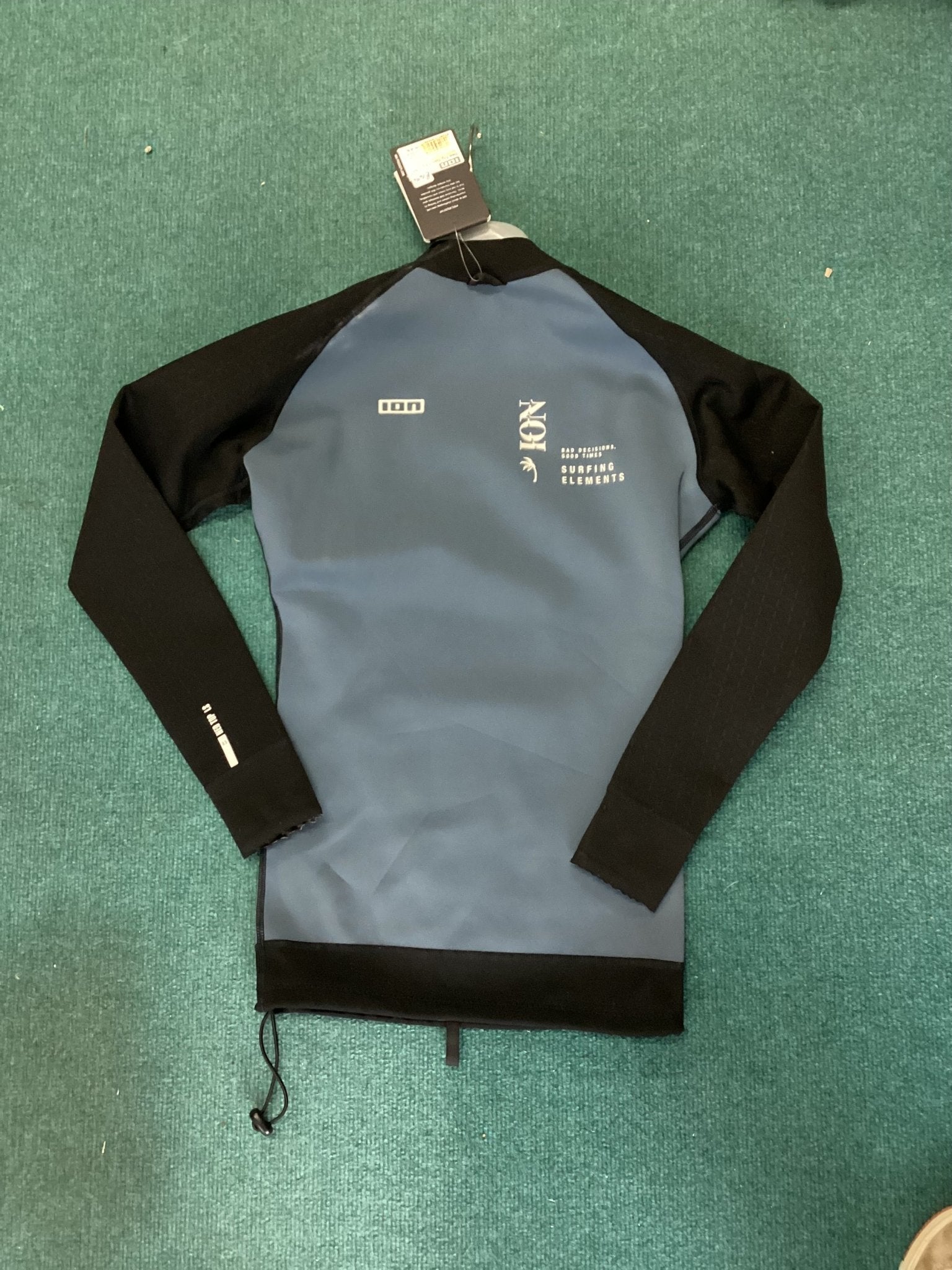 ION Neo Top Men steel blue/black size small - Worthing Watersports - Wetsuits - ION Water