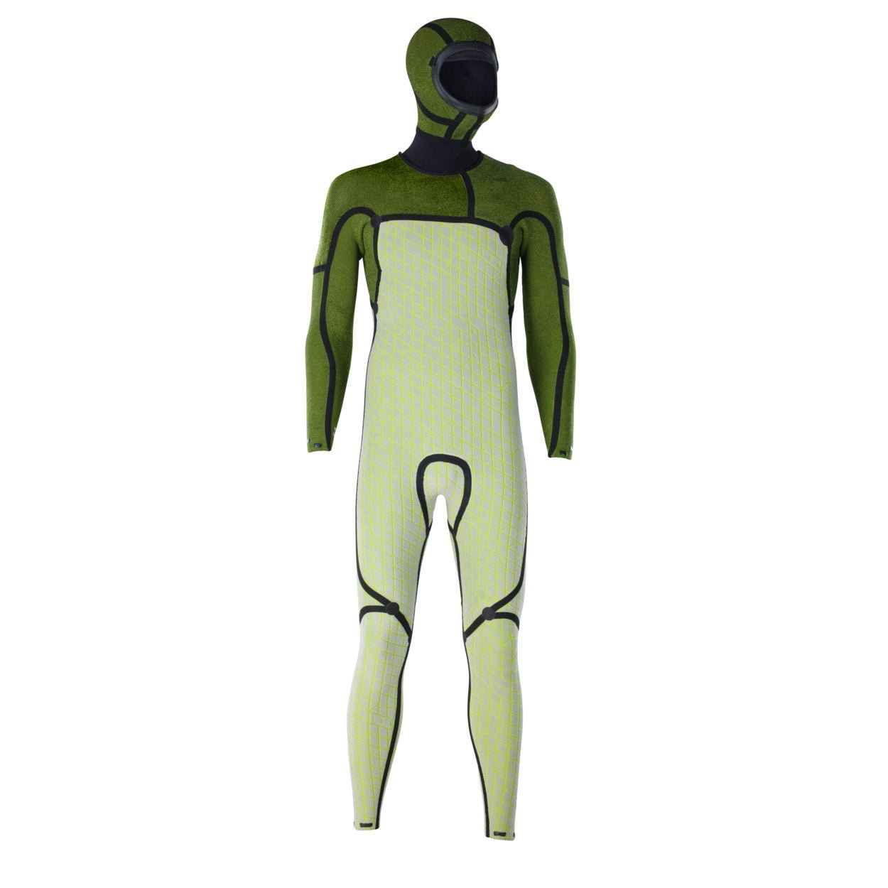 ION Seek Select 5.5/4.5 Hood Front Zip Men's Wetsuit - Worthing Watersports - 9010583253534 - Wetsuits - ION Water