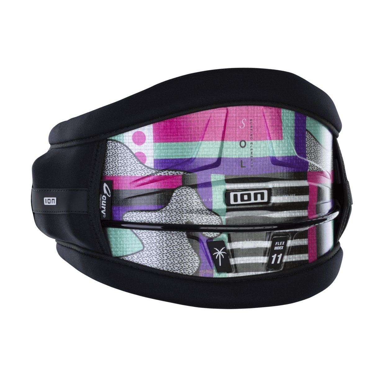 ION Sol Curv Kite Harness Women 2024 - Worthing Watersports - 9010583176994 - Harness - ION Water