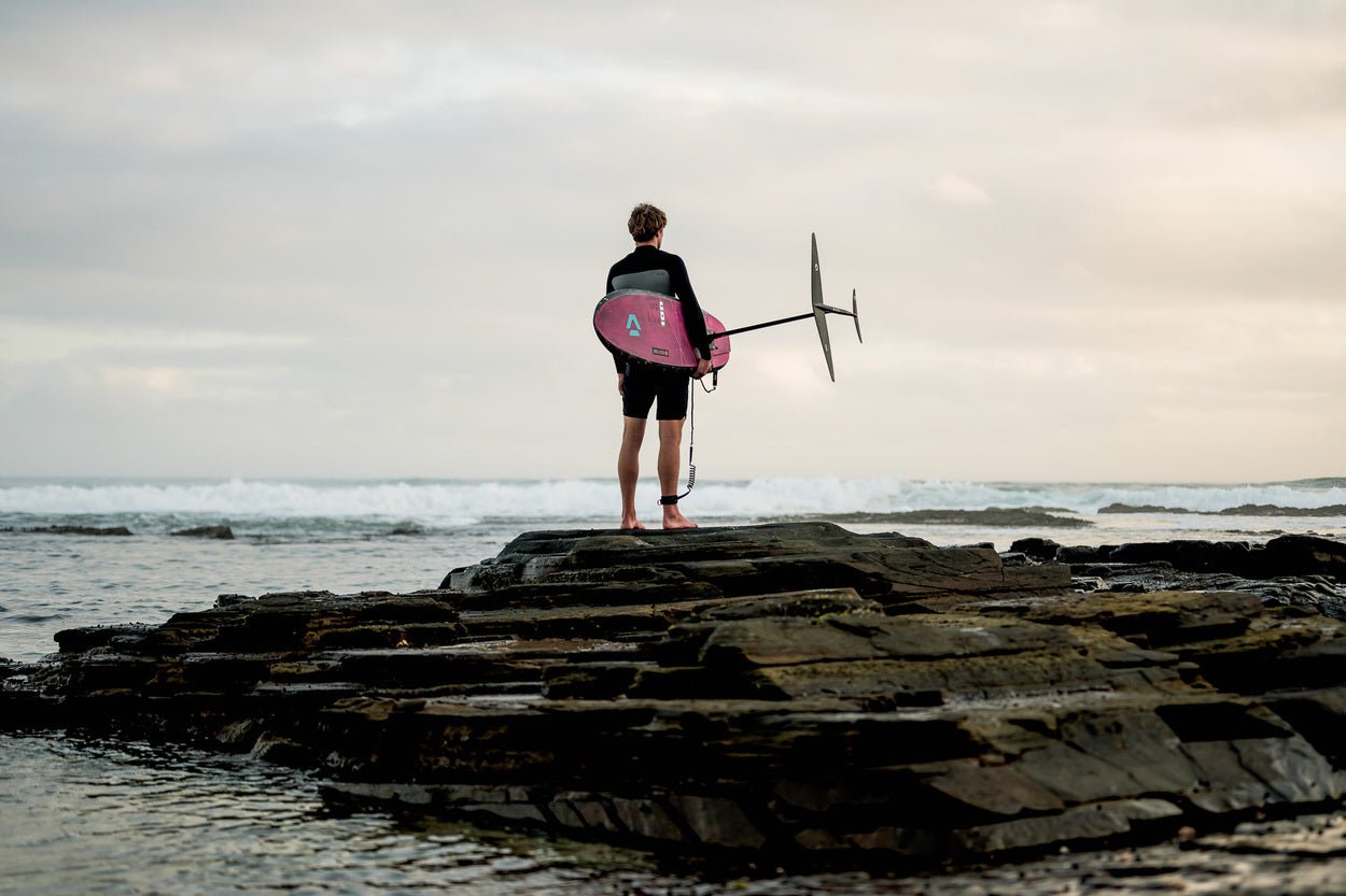 ION Wing Board Leash Core Hybrid Ankle - Worthing Watersports - 9010583282541 - Accessories - ION Water