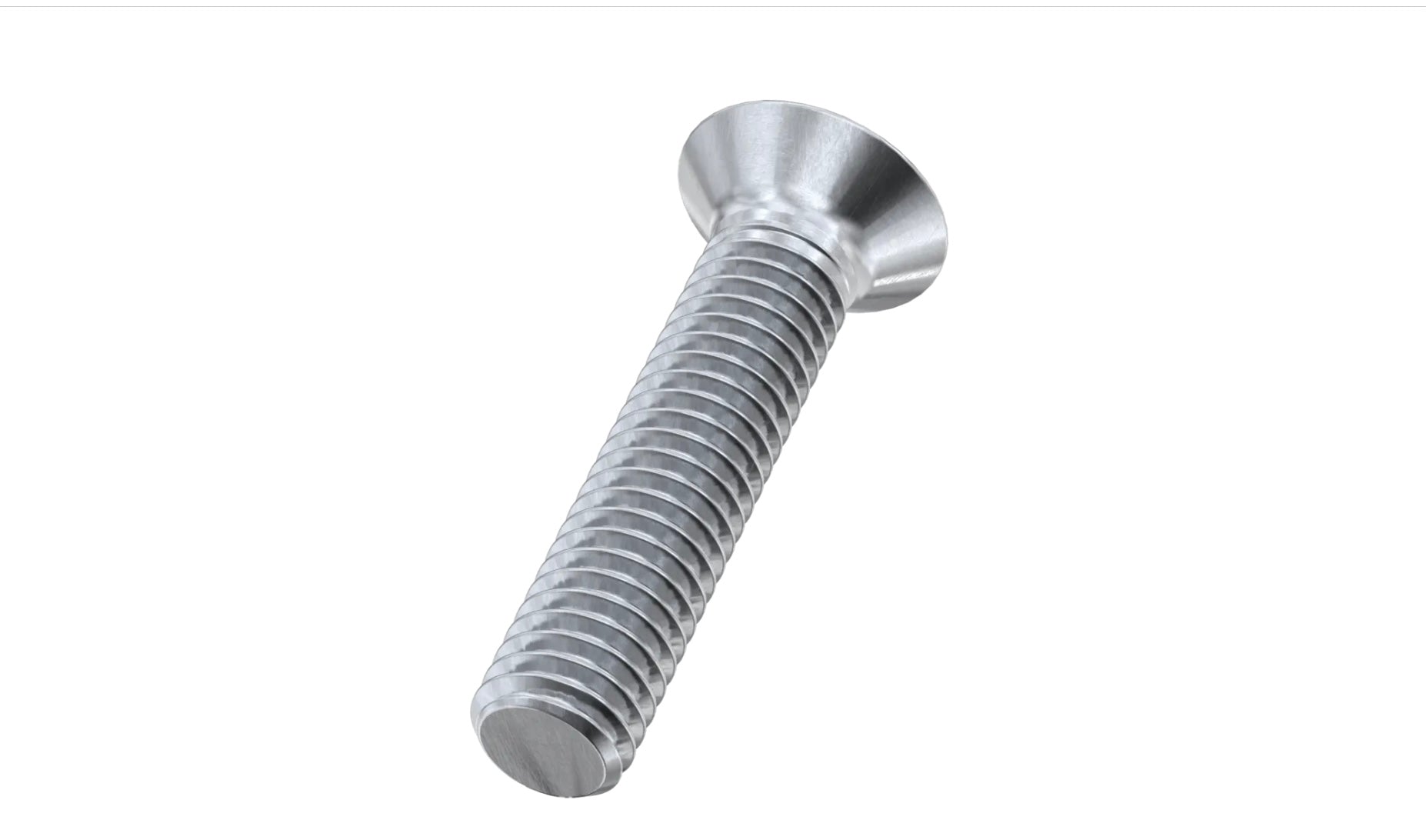 M8 x 50mm T45 Torx Countersunk Screws (ISO 14581) - Marine Stainless Steel (A4) 3BS - Worthing Watersports - SHK-M8-50-V2-A4 - Foilparts - Worthing Watersports