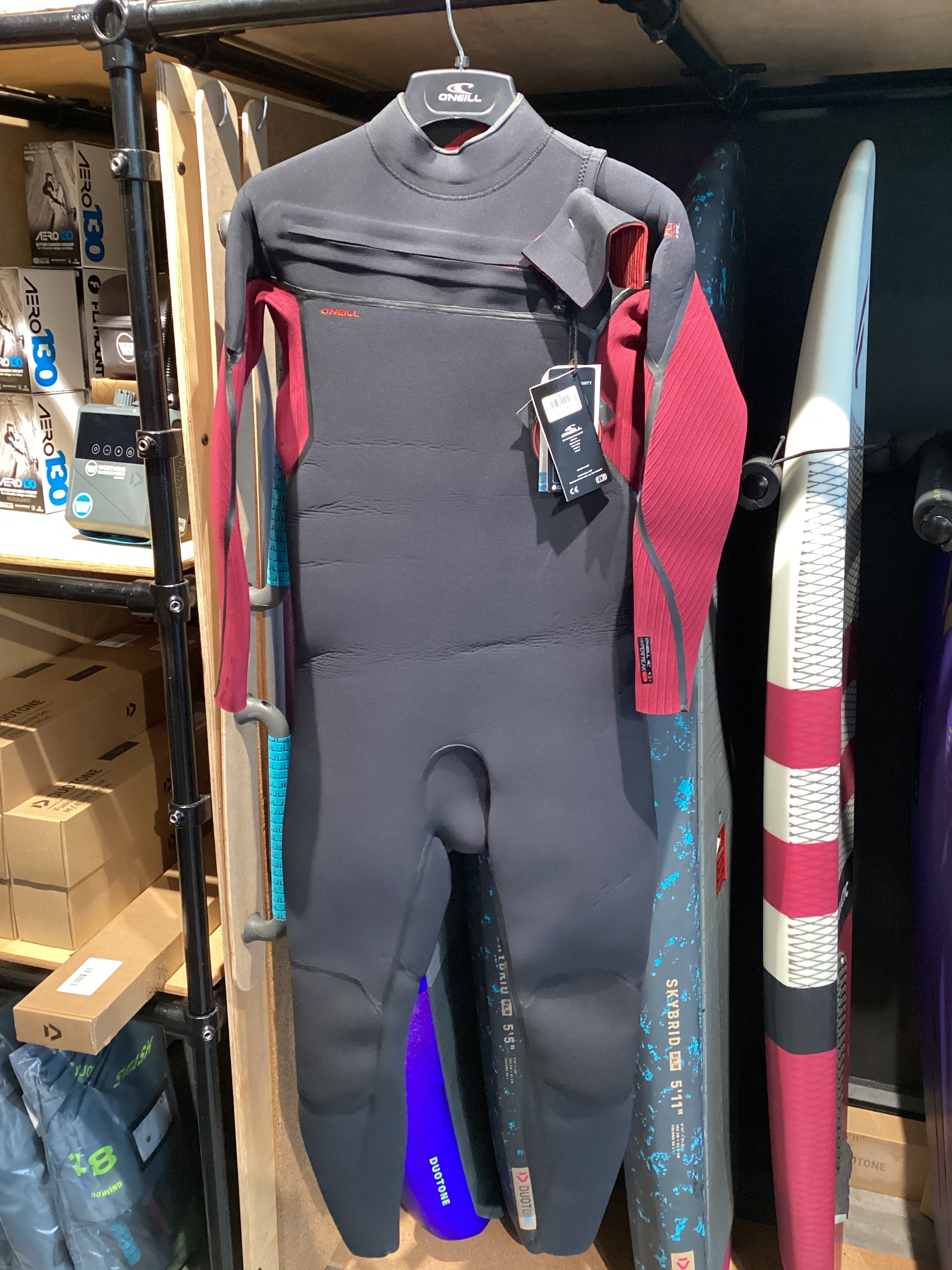 Oneill Hyperfreak Fire 4/3 Chest Zip Size L - Worthing Watersports - 5051678555151 - Wetsuits - O'Neill