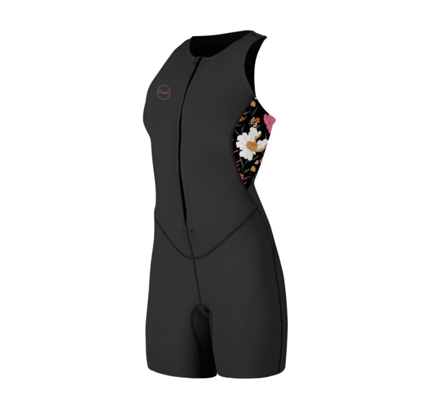 O'Neill Women's Bahia 1.5mm Front Zip Shorty - Worthing Watersports - Wetsuits - O'Neill