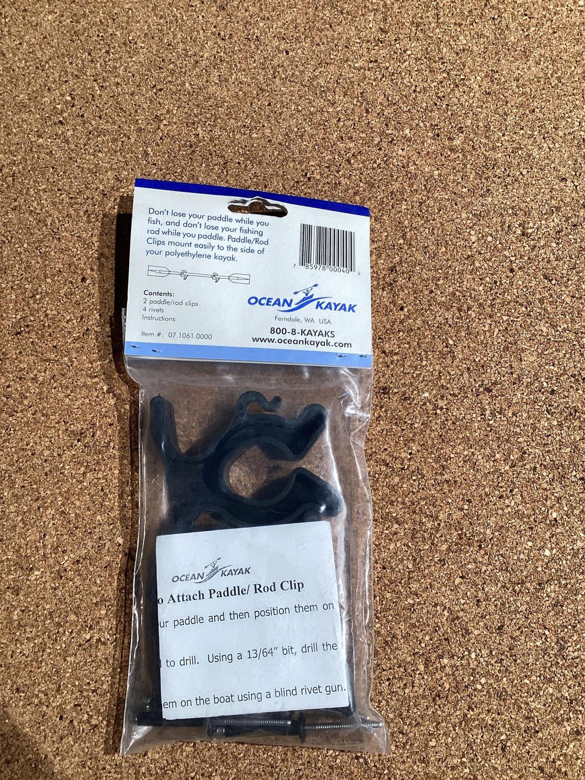 Paddle/Rod Clips - Worthing Watersports - 92798941002911 - Kayak Accessories - Ocean Kayak